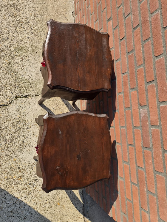 Image 1 of Old set of vintage retro bedside tables