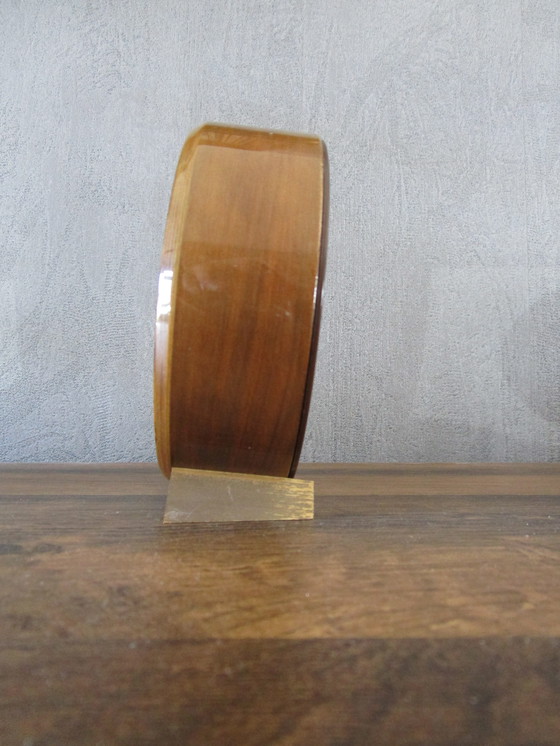 Image 1 of Sixties Junghans ATO-MAT Teak Desk Clock