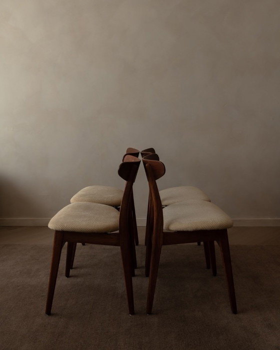 Image 1 of Set di 4 sedie da pranzo CH30 di Hans J. Wegner per Carl Hansen & Søn