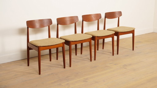 Set of 4 dining chairs | Casala | Teak