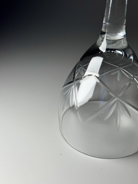 Image 1 of 6 grandi bicchieri da vino in cristallo - Holmegaards Glasværk · Anni '20