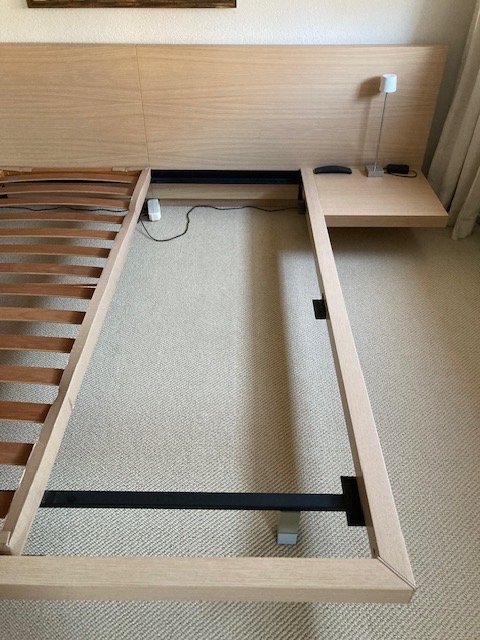 Poliform bed Ando licht eiken