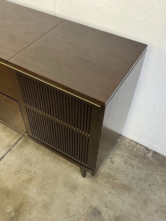 Image 1 of Vintage Audiomeubel / Dressoir Met Verlichting, Prinz, Engeland, 1960's