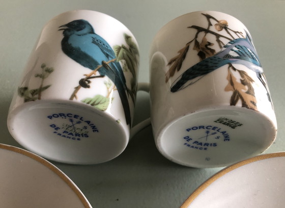 Image 1 of 2 cup and saucer porcelaine de Paris