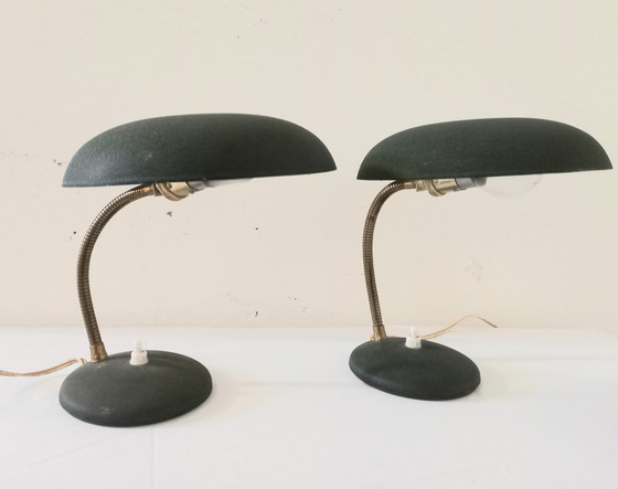 Image 1 of Pair of 1960s Italian-made lampshades
