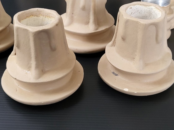 Image 1 of MAGNIFICA COPPIA DI APPLIQUE DA PARETE IN GESSO VINTAGE ANNI '40