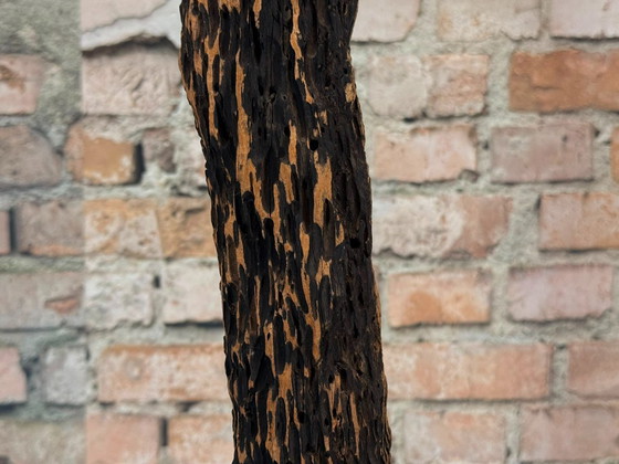 Balinees Organisch Houten Sculptuur – Beeldhouwkunst, Metal, Wood (photo 6 of 6)