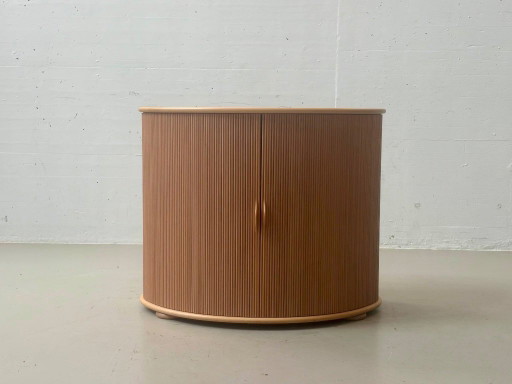 Röthlisberger roller shutter cabinet B by Trix & Robert Haussmann, 1977 – opbergkast, Wood (photo 2 of 19)