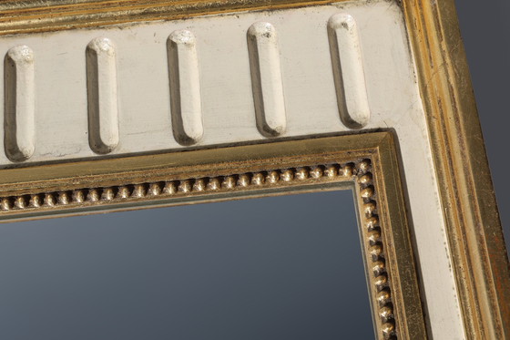 Image 1 of French Gild and Creme Framed Louis Philippe Style Mirror