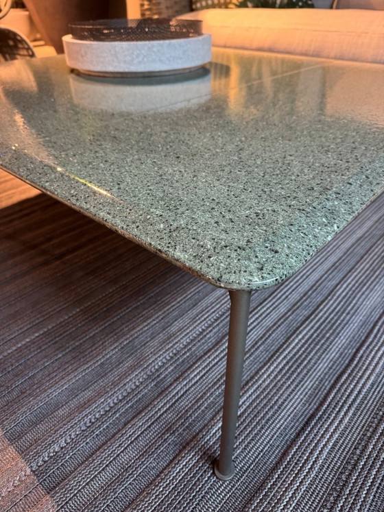 B&B Italia outdoor - Borea Couchtisch, Couchtische, Stein, Aluminium, Grün, Modern (Foto 2 von 5)