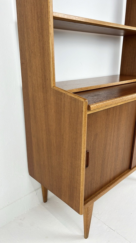 Librerie vintage in impiallacciatura di teak (photo 9 of 11)