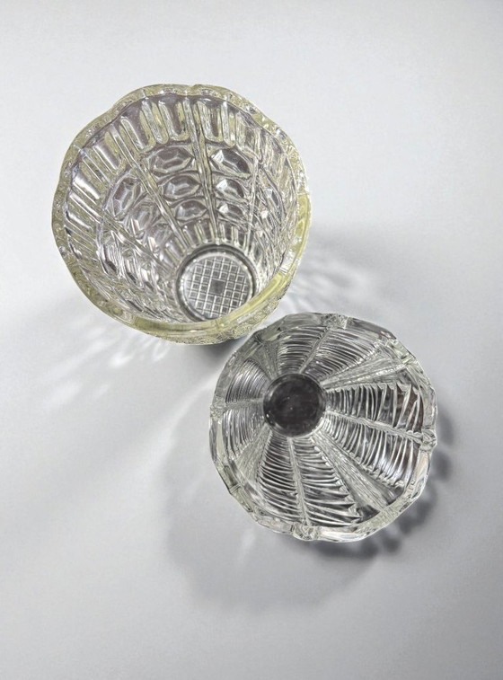 Image 1 of Paar vintage glazen vazen ​​uit de jaren 70