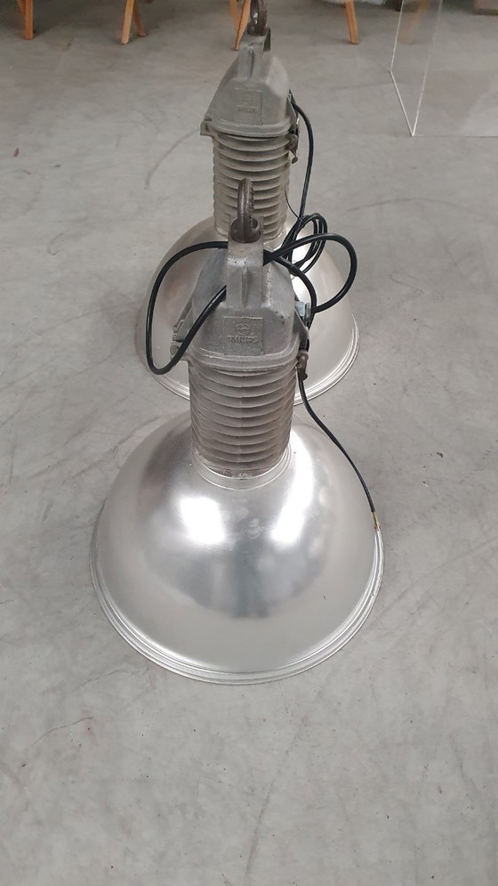 Image 1 of 2x Philips industrial vintage factory lamp retro design XL