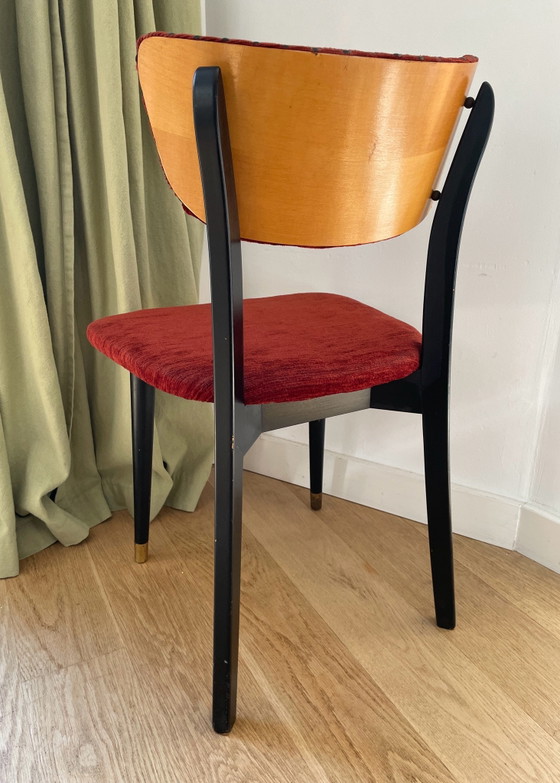 Set di 2 sedie vintage – Sedie da pranzo, Legno, Ottone (photo 8 of 15)