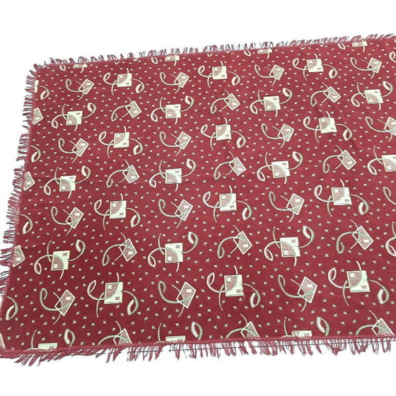 Image 1 of Vintage oriental rug with fringes