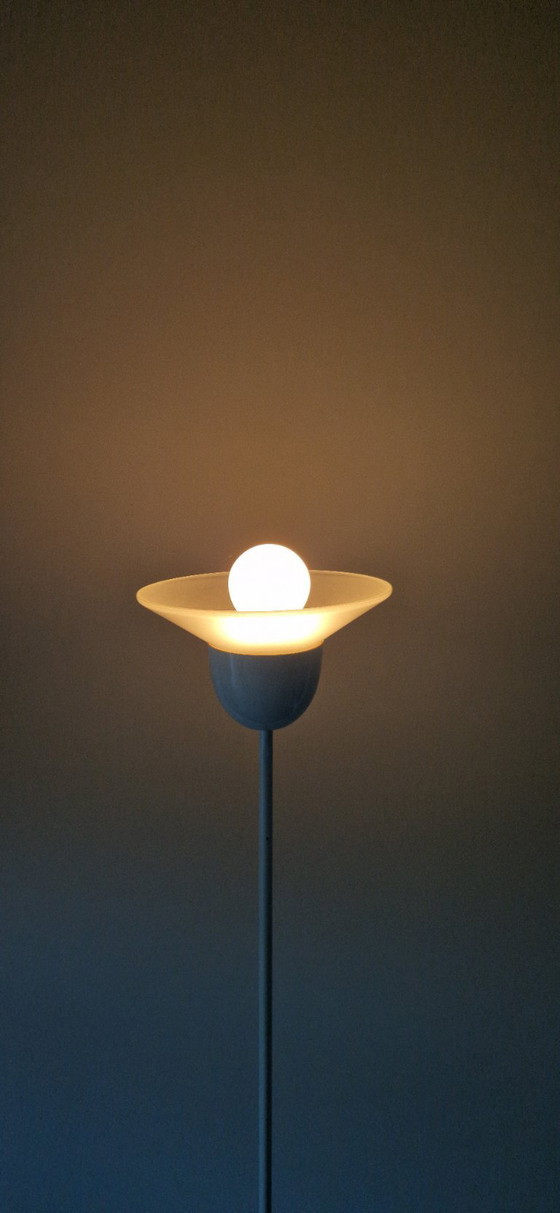 Image 1 of Vintage Italian design lamp, Luci Tulipano, DesignSTD, white metal and glass, 1970s