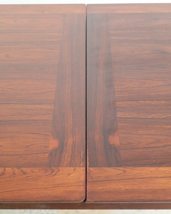 Image 1 of Table de salle à manger extensible Mid Century en bois de rose