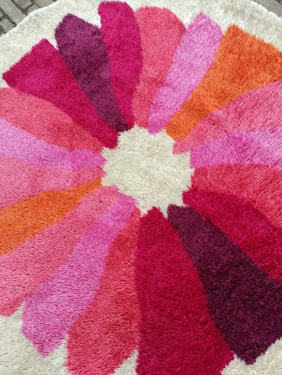 Image 1 of Tapis DESSO noué smyrna vintage des années 1970