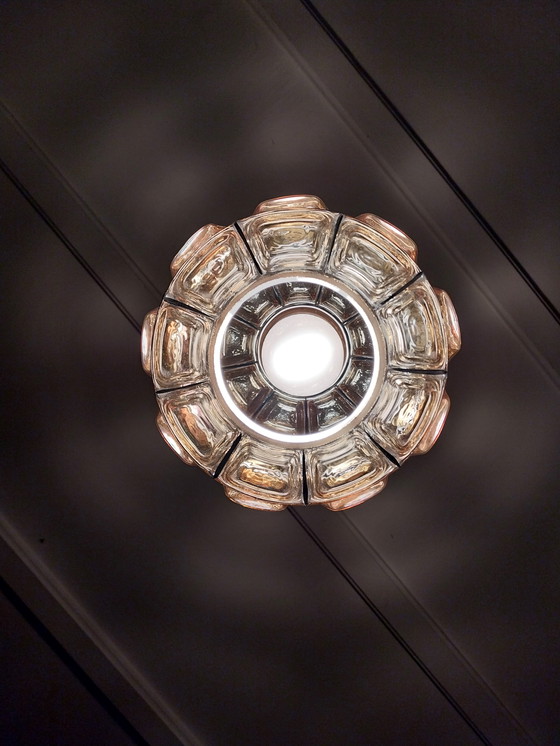 Image 1 of Vintage Hanglamp van Glashütte Limburg, Jaren 60