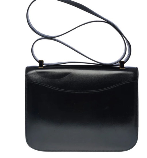 Borsa HERMES Constance en Cuir Noir - 101146