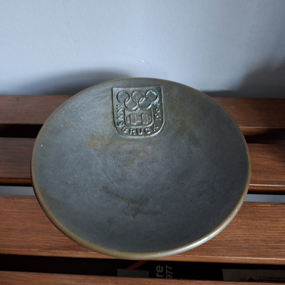 Image 1 of Vintage schaal Olypische Winterspelen Innsbruck 1964