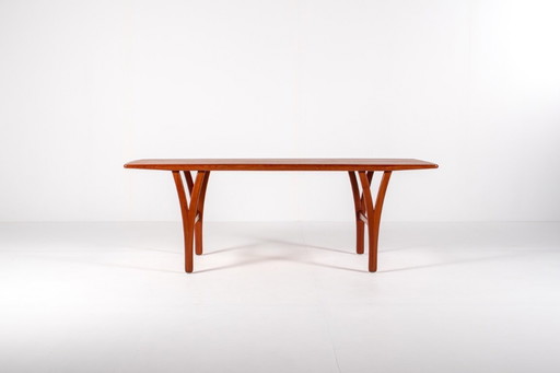 Large Danish Teak Coffee Table, 1960s
