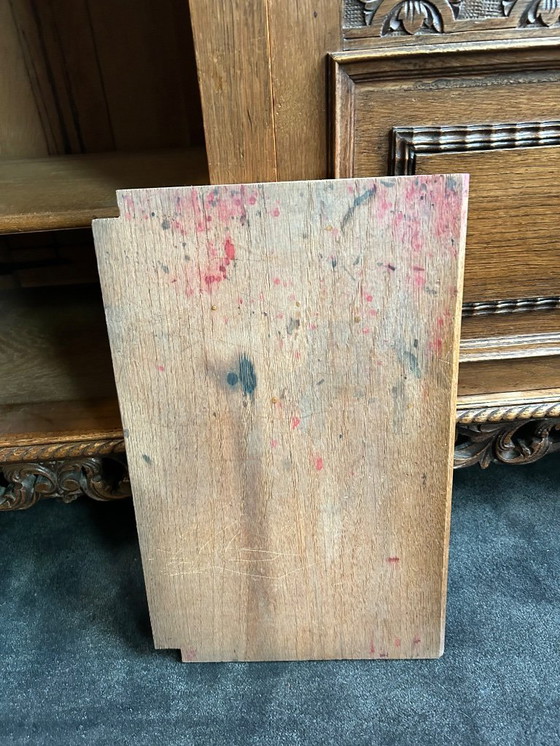 Image 1 of Vecchia libreria/vetrina degli anni '30 con ante in vetro