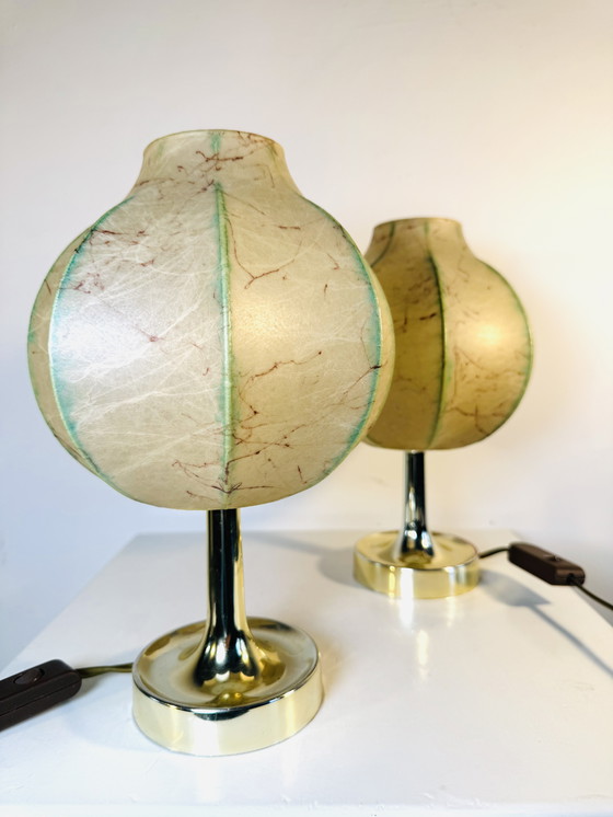 Image 1 of COCOON TABLE LAMP BY FRIEDEL WAUER FOR GOLDKANT LEUCHTEN, GERMANY, CIRCA 1960s/1970s
