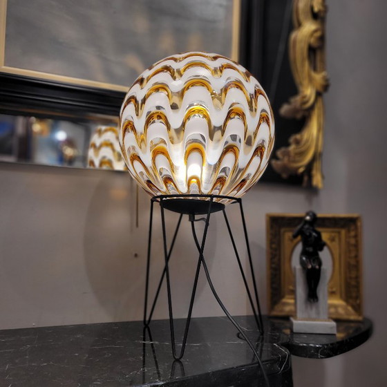 Image 1 of Tisch-/Deckenleuchte, Muranoglas, Mazzega-Stil, 1970er Jahre – Italien