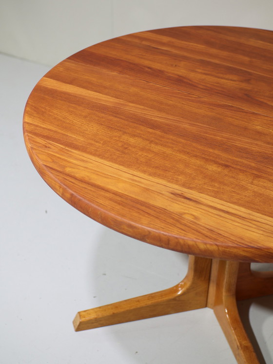 Image 1 of Round Dining Table Extendable Gudme Teak Danish