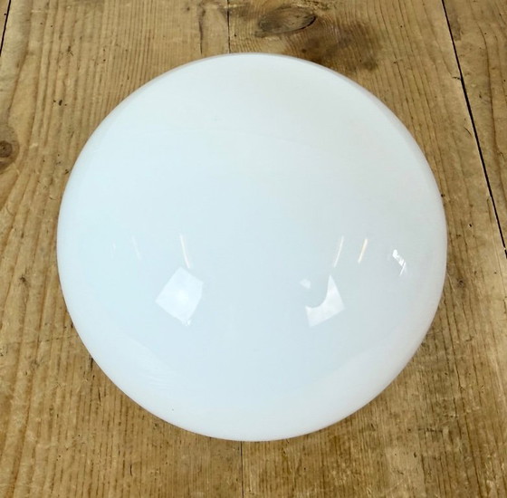 Lampadario vintage in porcellana bianca, anni '70 – Plafoniere, Ceramic, Glass (photo 5 of 12)