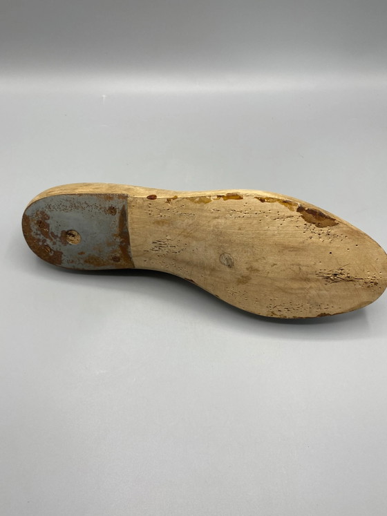 Forme de cordonnier en bois antique, pied droit, taille 42 – Objets déco, Wood, Metal (photo 4 of 5)