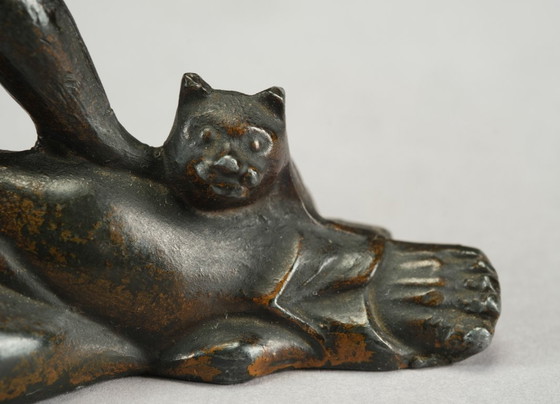 Image 1 of Daruma japonés con gatos