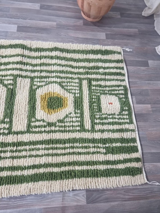 Image 1 of Tapis marocain artisanal en laine 300cmx150cm