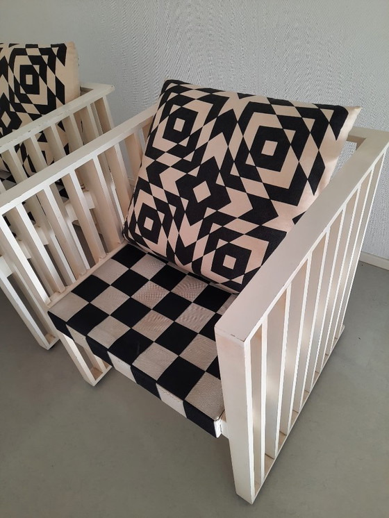 Image 1 of Chaises Purkersdorf à 2 colonnes Moser/Josef Hoffman