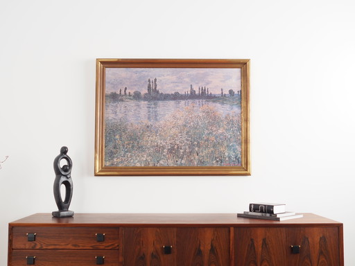 Tableau "La prairie bleue", copie, Claude Monet