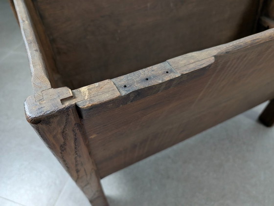 Image 1 of Wabi-Sabi Danish Solid Wood Planter, Aarhus, Denmark, 1940s