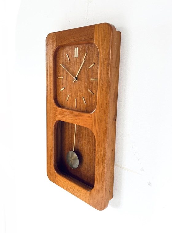 Image 1 of Vintage teak wall clock, DANclock '70