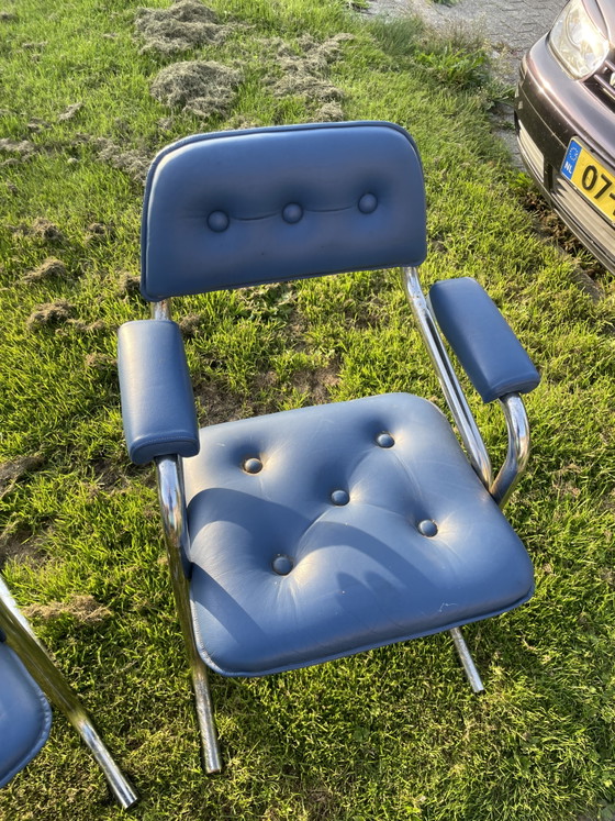 Vintage Chairs – Armchairs, Metal, Chrome (photo 3 of 5)