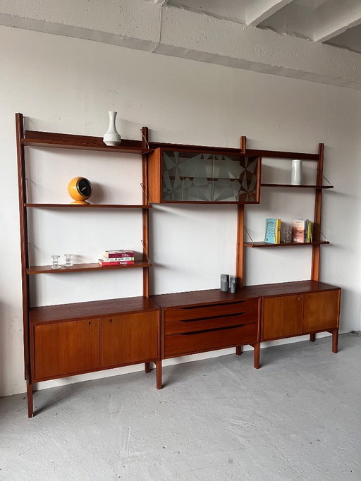 Bibliothèque modulaire de Torbjörn Afdal, Norvège des années 1960