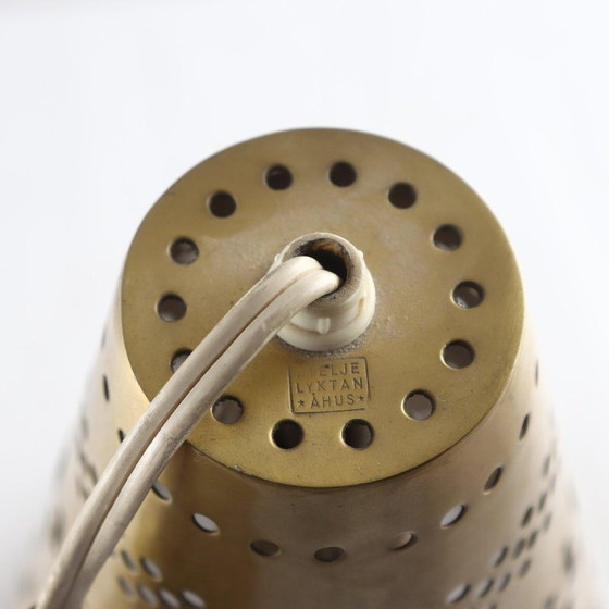 Image 1 of Hans BERGSTROM (1910-1996) Conical brass ceiling light