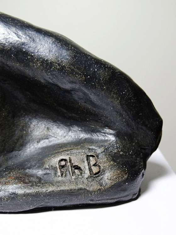 Image 1 of Buste de femme céramique XXe artisanat d'art à identifier