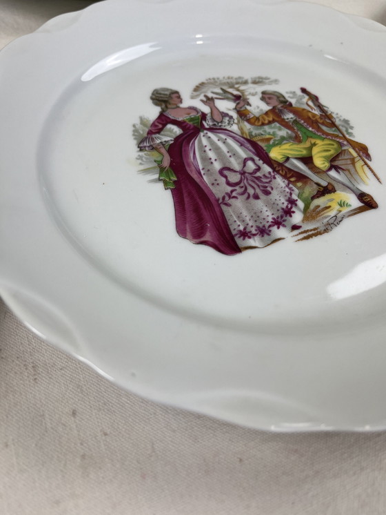 Image 1 of 12 piatti di porcellana