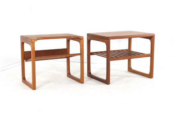Image 1 of Ensemble de 2 tables de chevet vintage danoises « Hylke »