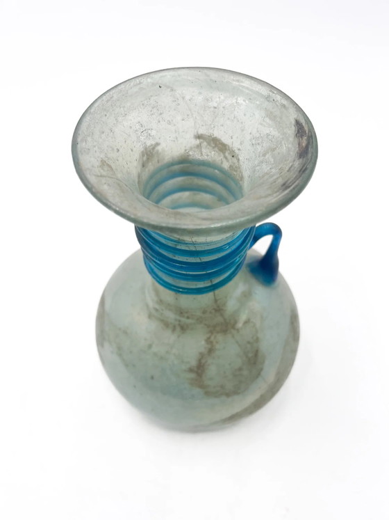 Vaso in vetro Scavo blu Cenedese, inizio XX secolo – Vasi (photo 12 of 12)