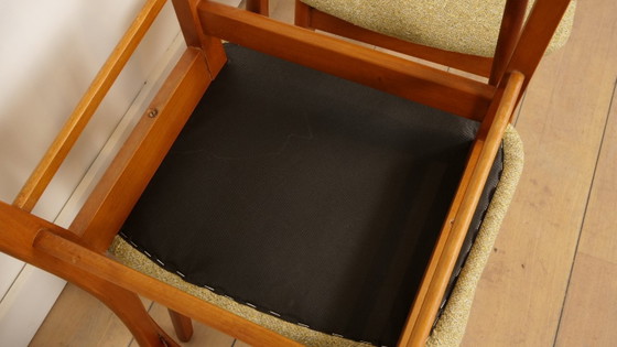 Image 1 of 6 x Dining Chair | Farstrup | Model 210 | Newly upholstered | Green