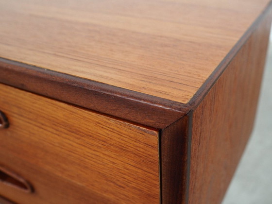 Image 1 of Teak bedside table, Danish design, 1970s, made in Denmark