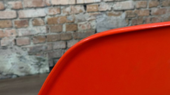 Image 1 of 6x Vitra DSR rosso-arancio