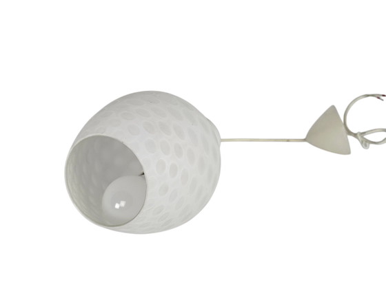 Image 1 of Design olandese - Philips - Louis Kalff - vetro satinato - lampada a calice - tipo NG 39 E/100 - anni '50