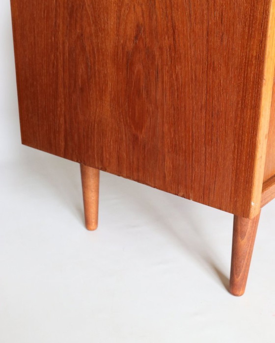Image 1 of Vintage Deense platenspeler audiomeubel teak